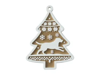 WALR004_Labrador_rennend_Tannenbaum_lightgold-weiss