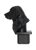 Fence Post Cap with "Golden" Golden Retriever head