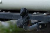 Tow Bar / Hitch Cap with Flat Coated Retriever head - for 50mm standard hitch