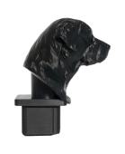 Fence Post Cap with Labrador Retriever head