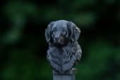 Fence Post Cap with "Toller" Nova Scotia Duck Tolling Retriever head