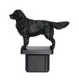 Fence Post Cap with Golden Retriever figurine
