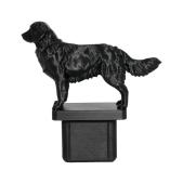 Fence Post Cap with "Toller" Nova Scotia Duck Tolling Retriever figurine