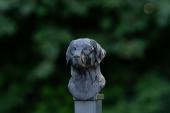 Fence Post Cap with Labrador Retriever head - Model 2