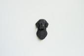 Curly Coated Retriever Head as Fridge Magnet
